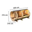 Kép 3/8 - Hordó szauna - 4m/2,16mø