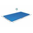 Kép 2/3 - Bestway Medence takaró fólia 300 x 201 cm - Fémvázas szögletes medencéhez