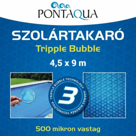 Szolár takaró 4,5 x 9 m 500micron Tripple Bubble
